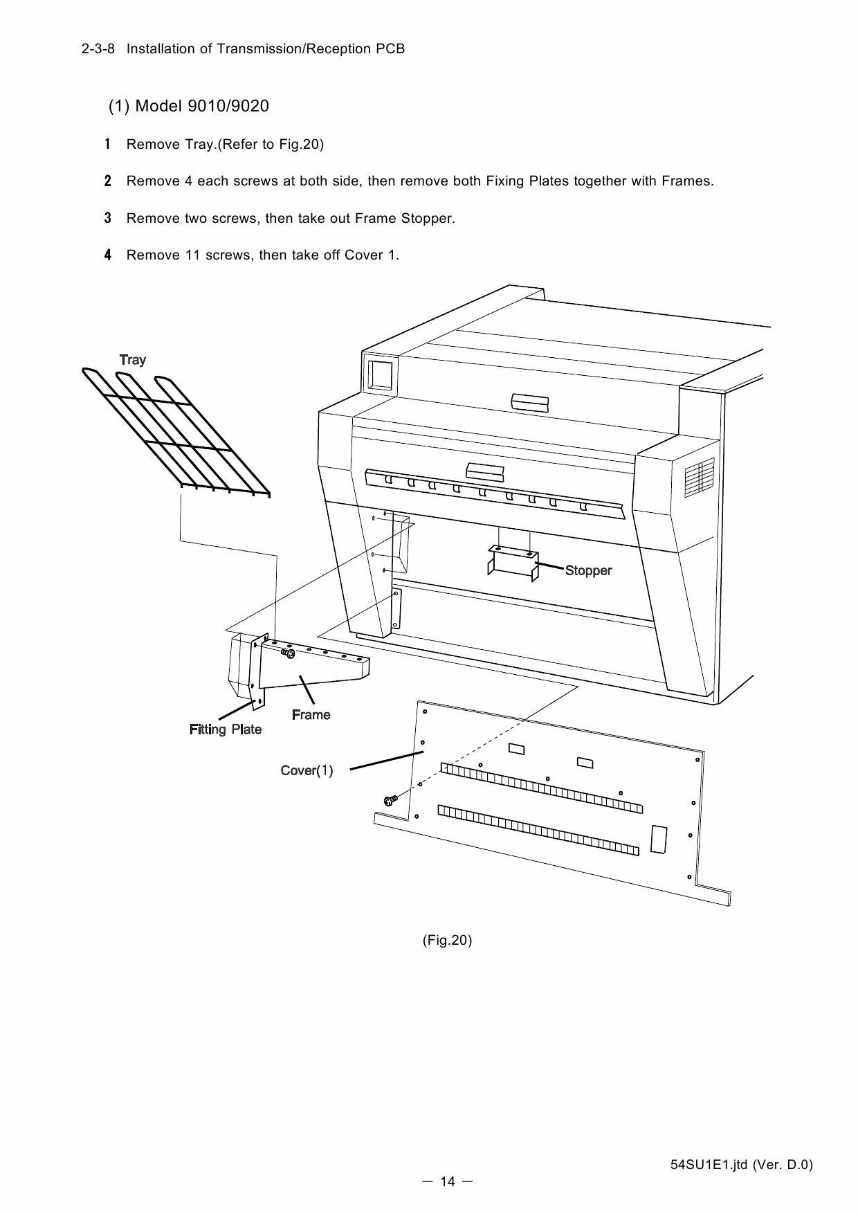 KIP 1200 K-54 Auto-Stacker Parts and Service Manual-2
